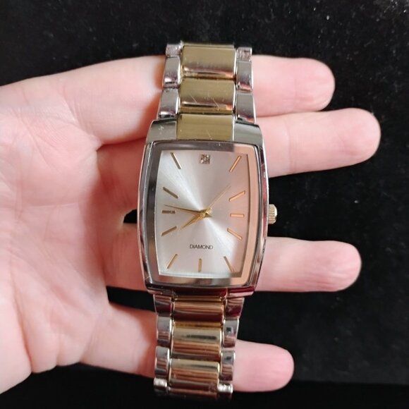 Two-toned men's watch - Picture 1 of 4